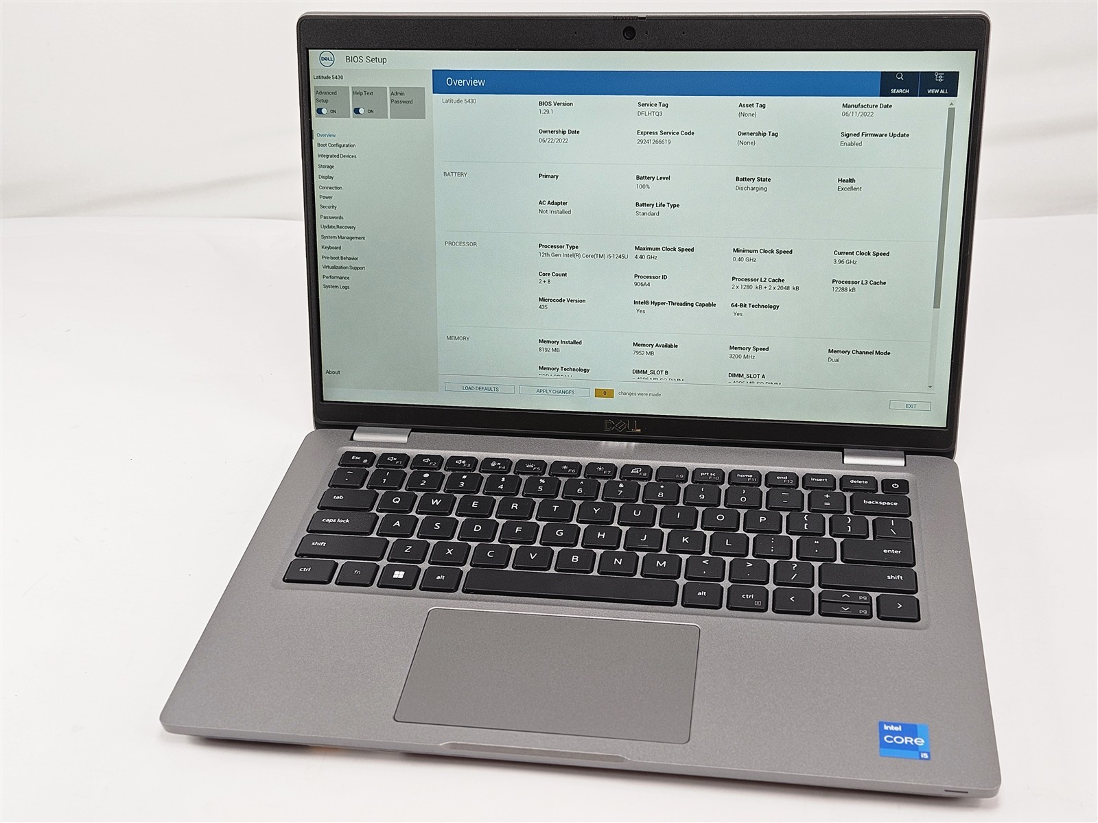 Dell Latitude 5430 14″ Core i5-1245U 8GB 256GB SSD Thunderbolt 4