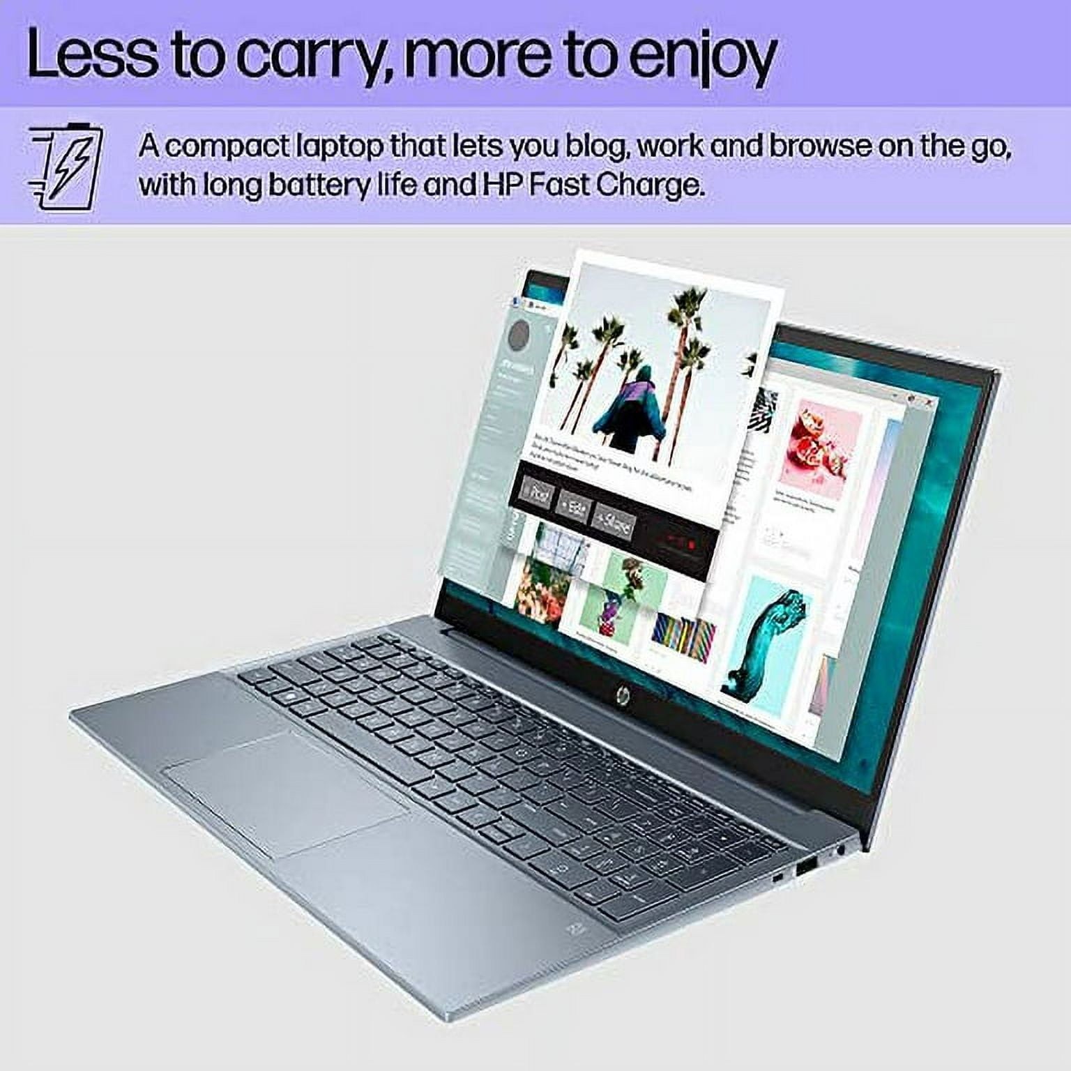 Open Box HP 15.6 inch FHD Touchscreen Laptop Intel i7-1355U + GeForce MX550 Blue