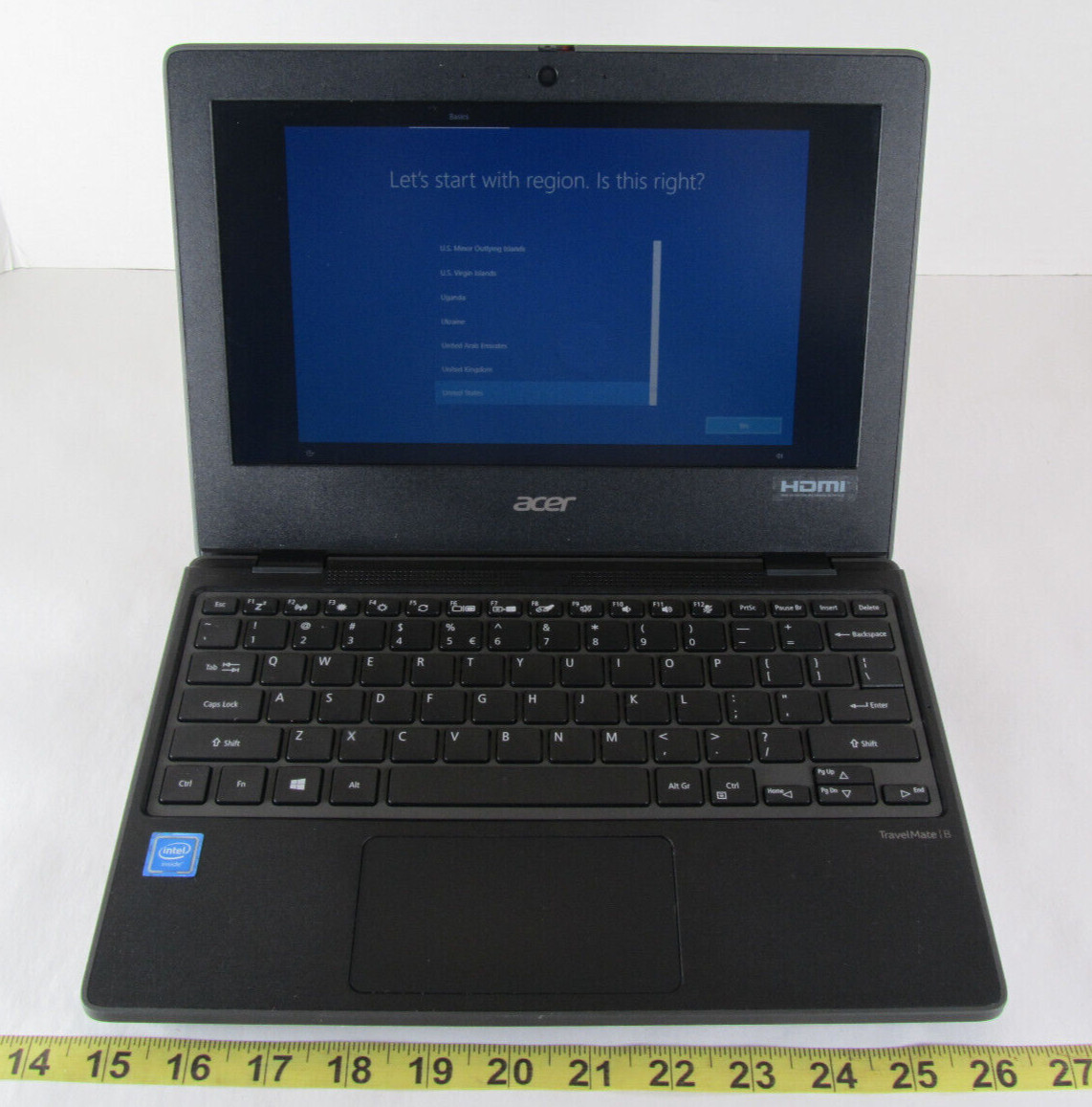 Acer TravelMate B3 B311-31 Student Laptop PC Computer with Charger & Case 64GB