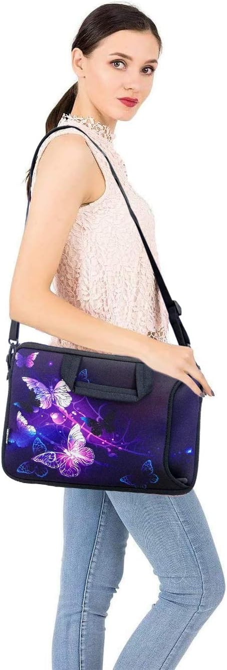 Shoulder Bag for 17 Inch Laptop – Carrying Case with Handle, PC Cover Pouch