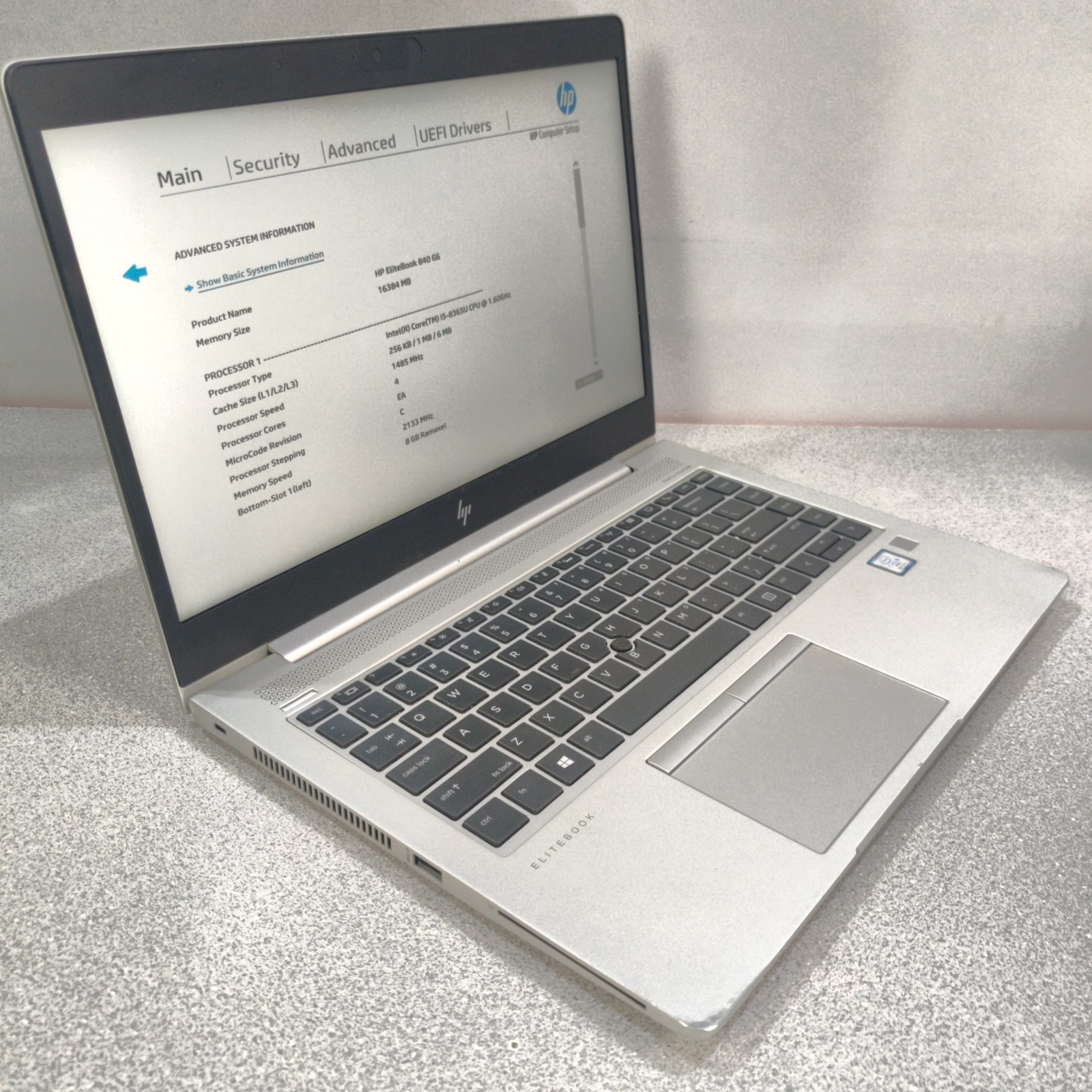 HP EliteBook 840 G6 i5 8th Gen 16GB RAM NO SSD Grade D, NO AC, SEE PHOTOS