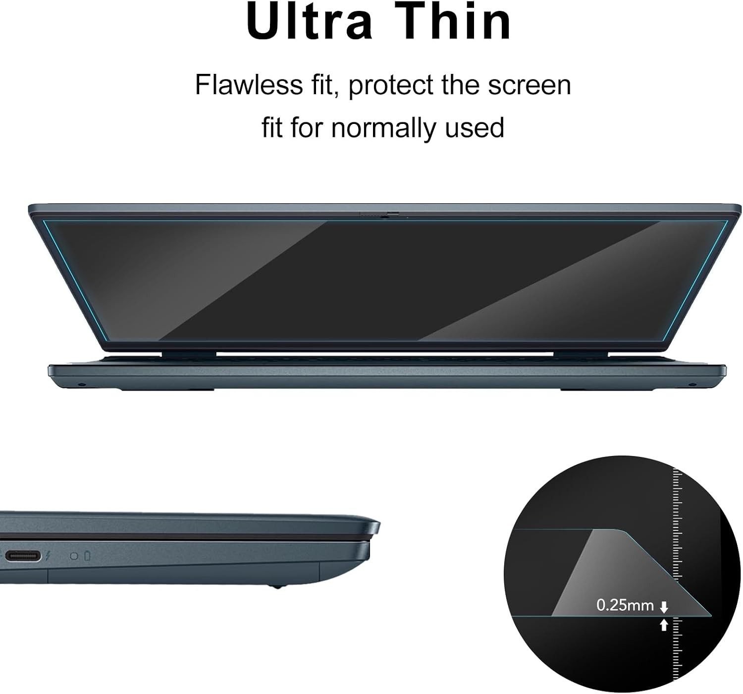 16″ Tempered Glass Laptop Screen Protector for Dell/HP/Acer/ASUS/Samsung/Laptops