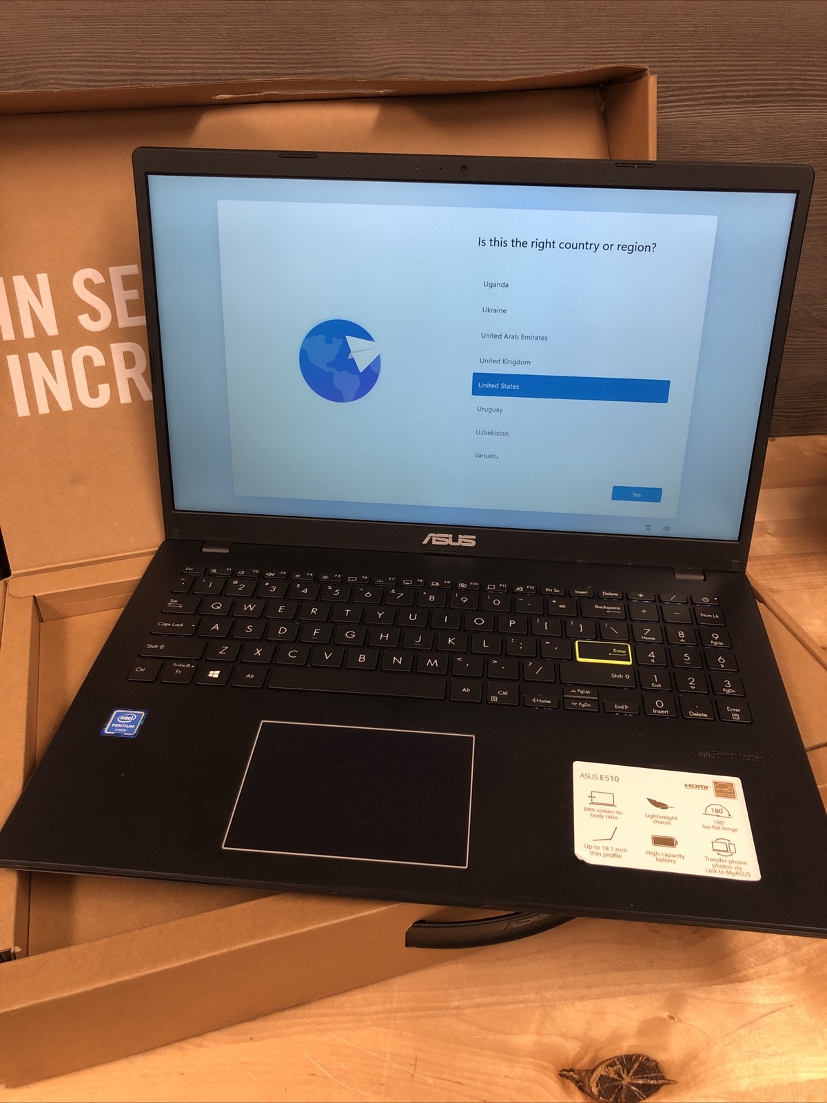 ASUS 15.6″ FHD Laptop Notebook L510MA-WS21 4GB RAM 128GB eMMC