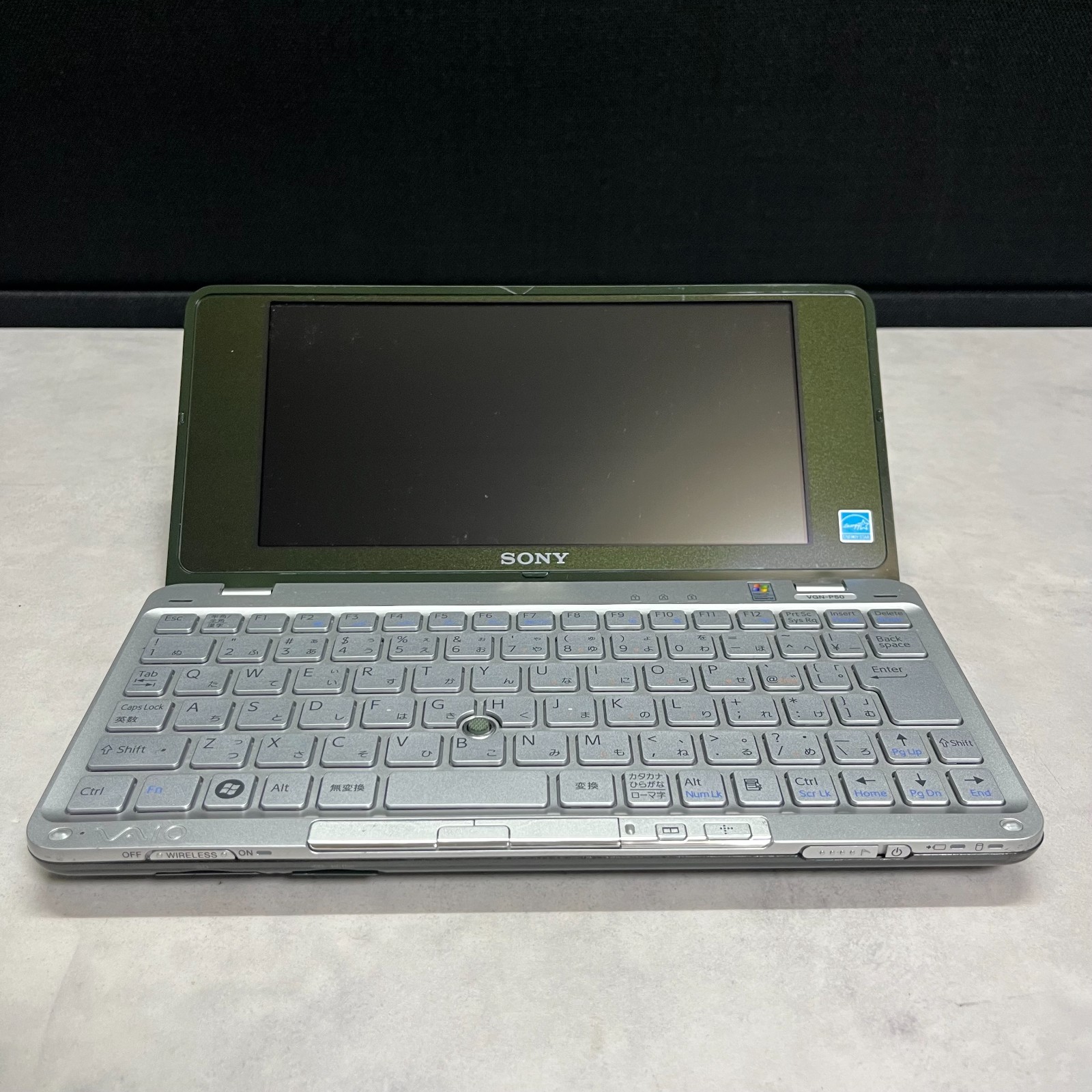 SONY VAIO VGN-P50 type P Pocket Style Portable UMPC Green Tested Good!!