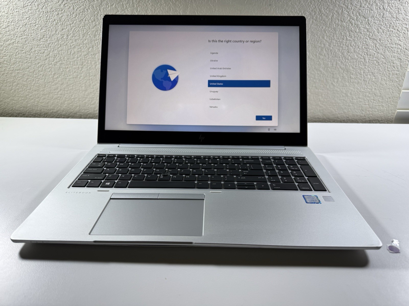 HP EliteBook 850 G5 15.6″ i5-8250U 256GB SSD 4GB DDR4 Silver Laptop Touch Read