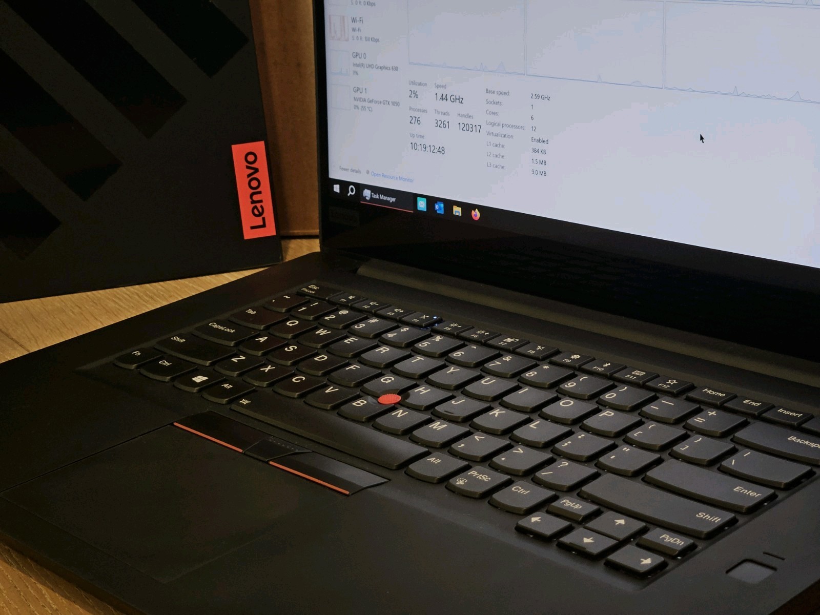 Lenovo ThinkPad X1 Extreme Gen 1 15.6in UHD Touch i7-8850H 32GB 1TB NVME 1050 Ti