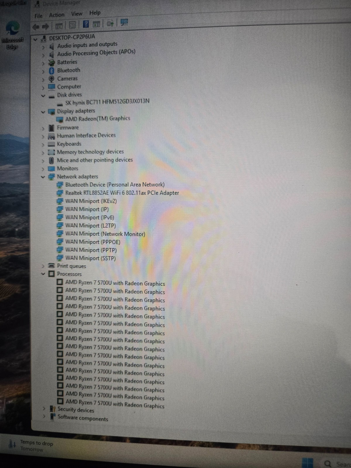 HP Pavilion 15.6″ Ryzen 7 Pro 5700U 16GB RAM 512GB***Full Battery.