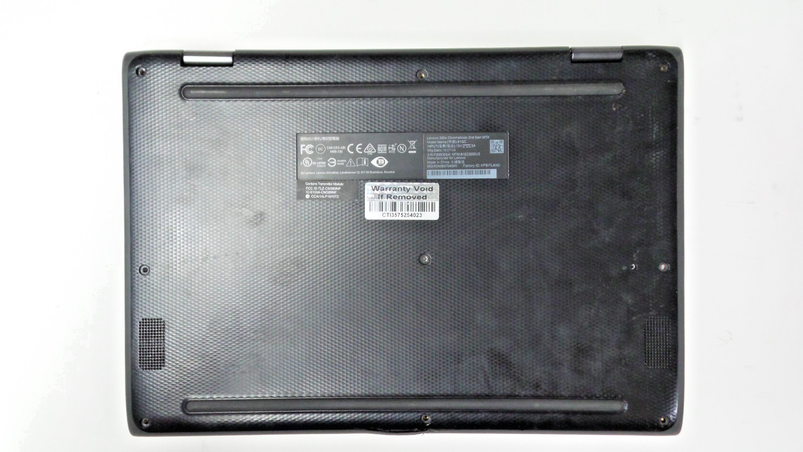 LENOVO Convertible Chromebook 300e 2nd Gen MTK (81QC) 32 GB eMMC 4 GB RAM
