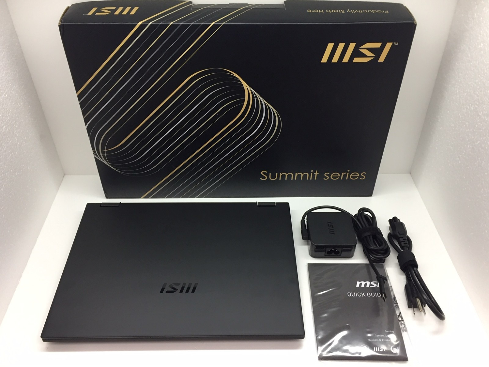 AS IS – MSI Summit E14 Flip Evo A13MT 14″ Intel Core i7-1360P Evo 32GB RAM 1TB