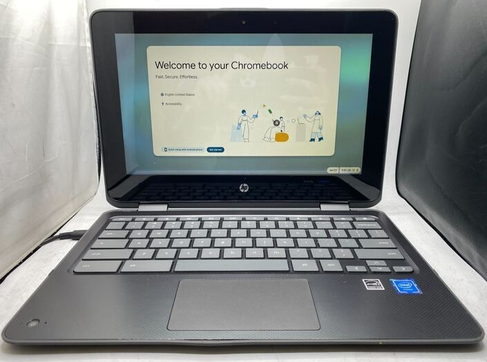 HP Chromebook x360 11 G1 11.6″ 2-in-1 Touch Celeron N3350 4GB RAM 32GB eMMC
