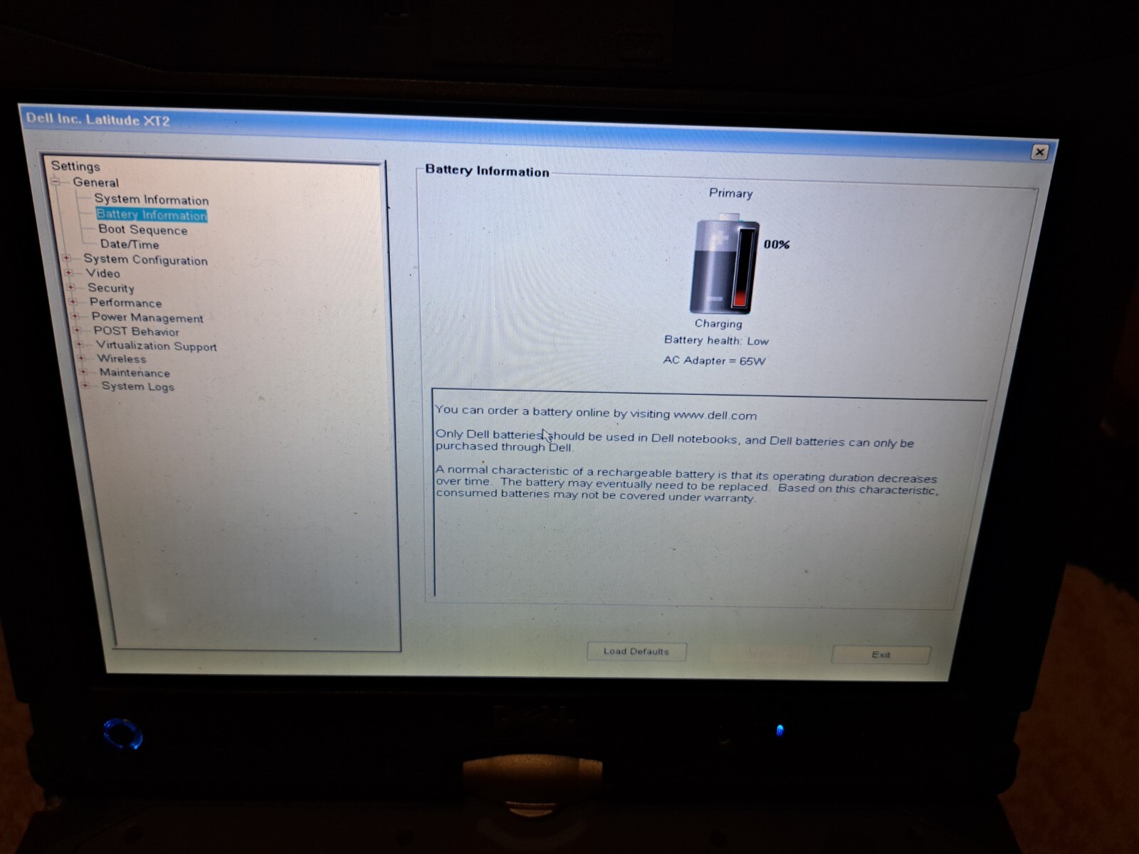Dell Latitude XT2 XFR P05S Core2Duo U9600 1.6GHz 3GB RAM+Adapter. NO HDD/OS