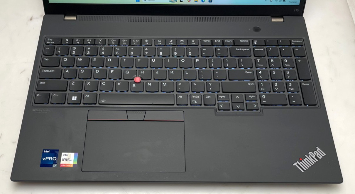 Lenovo ThinkPad T16 Gen 1 16″ TOUCH i7-1270p 16gb Ram 512gb SSD WIN 11 Pro