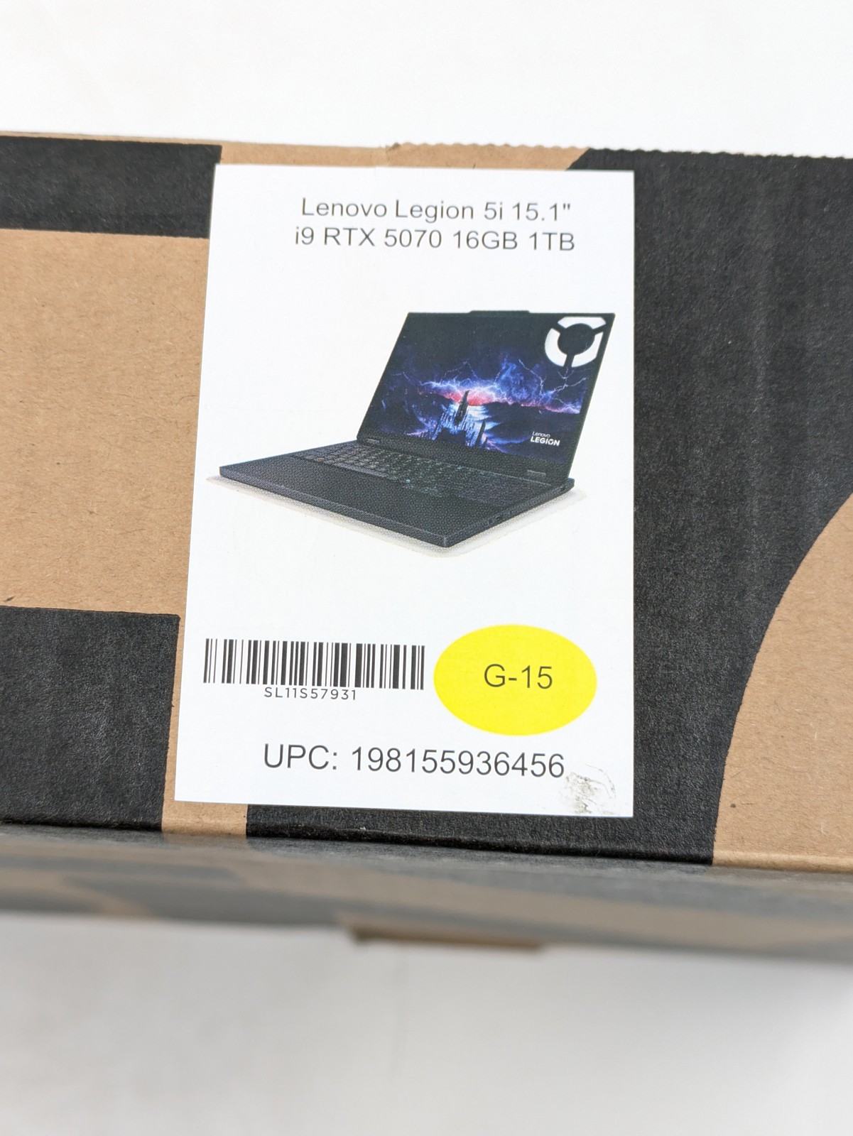 Lenovo Legion 5 15IRX10 15.1″ i9 14900HX 16GB DDR5 1TB SSD RTX 5070 Windows 11H