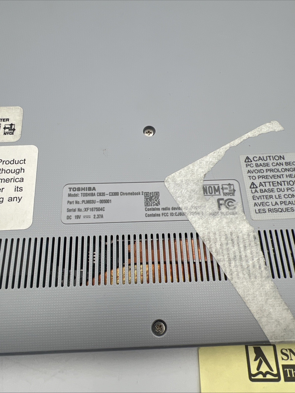 Toshiba Chromebook 2 Skulcandy CB35-C3330 4GB Intel Celeron 3215u Tested