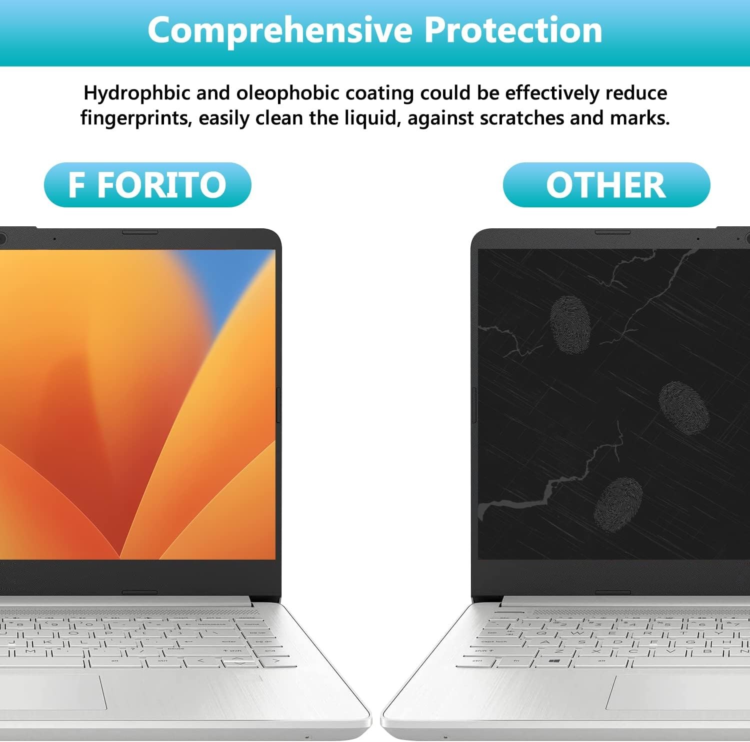 2-Pack 14″ Transparent Laptop Screen Protector for HP Pavilion Plus & ENVY 14