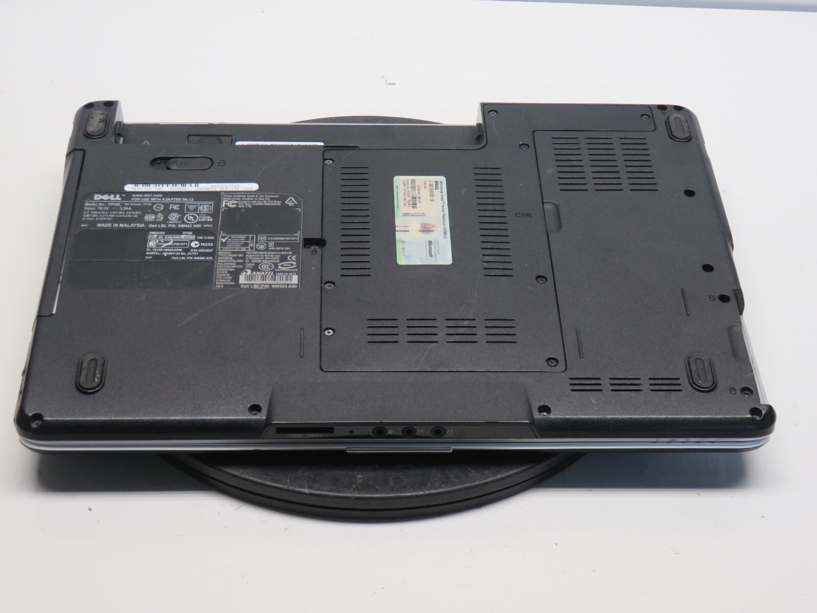 Dell Inspiron 1525 Intel Core 2 Duo 2.00GHz 3GB 500 GB Windows XP No Batt
