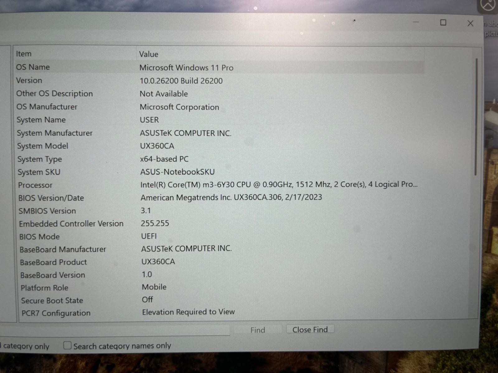 ASUS UX360CA Flip NOTEBOOK INTEL CORE M3 8GB RAM 512GB SSD Windows 11 Pro