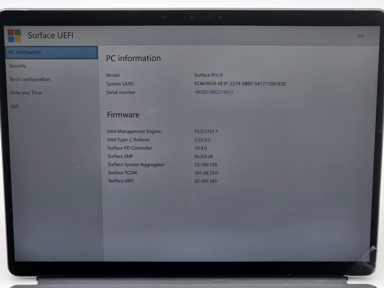 Microsoft Surface Pro 8 2-in-1 13″ Touch I7-1185G7 256GB 16GB W11 Backlit 120Hz