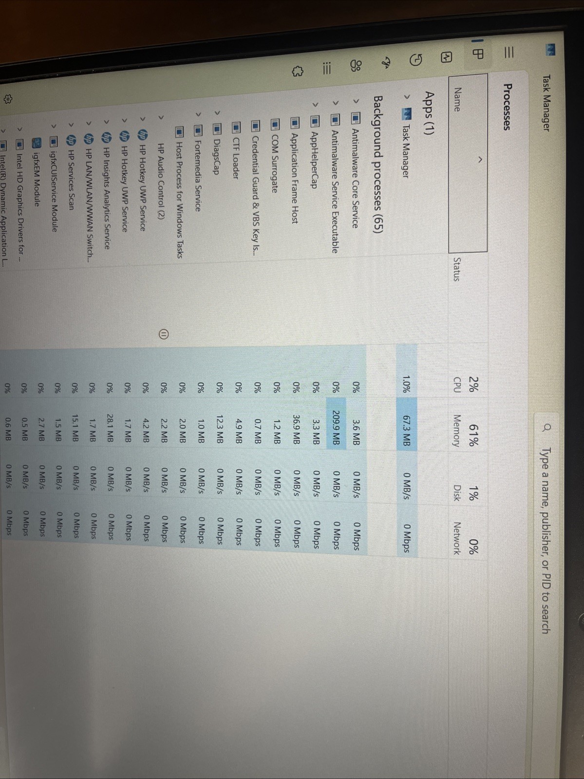 hp ProBook 650 g8 i7-1165G7@2.80GHz 8GB RAM 256GB SSD