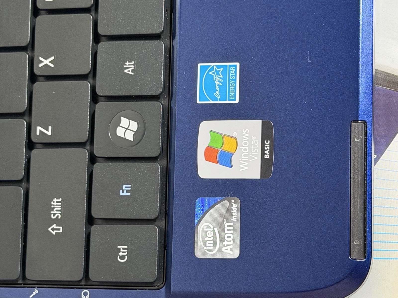 Acer Aspire One Netbook Blue 10.1″ Intel Atom 2GB RAM 80GB HDD Windows 7 Case
