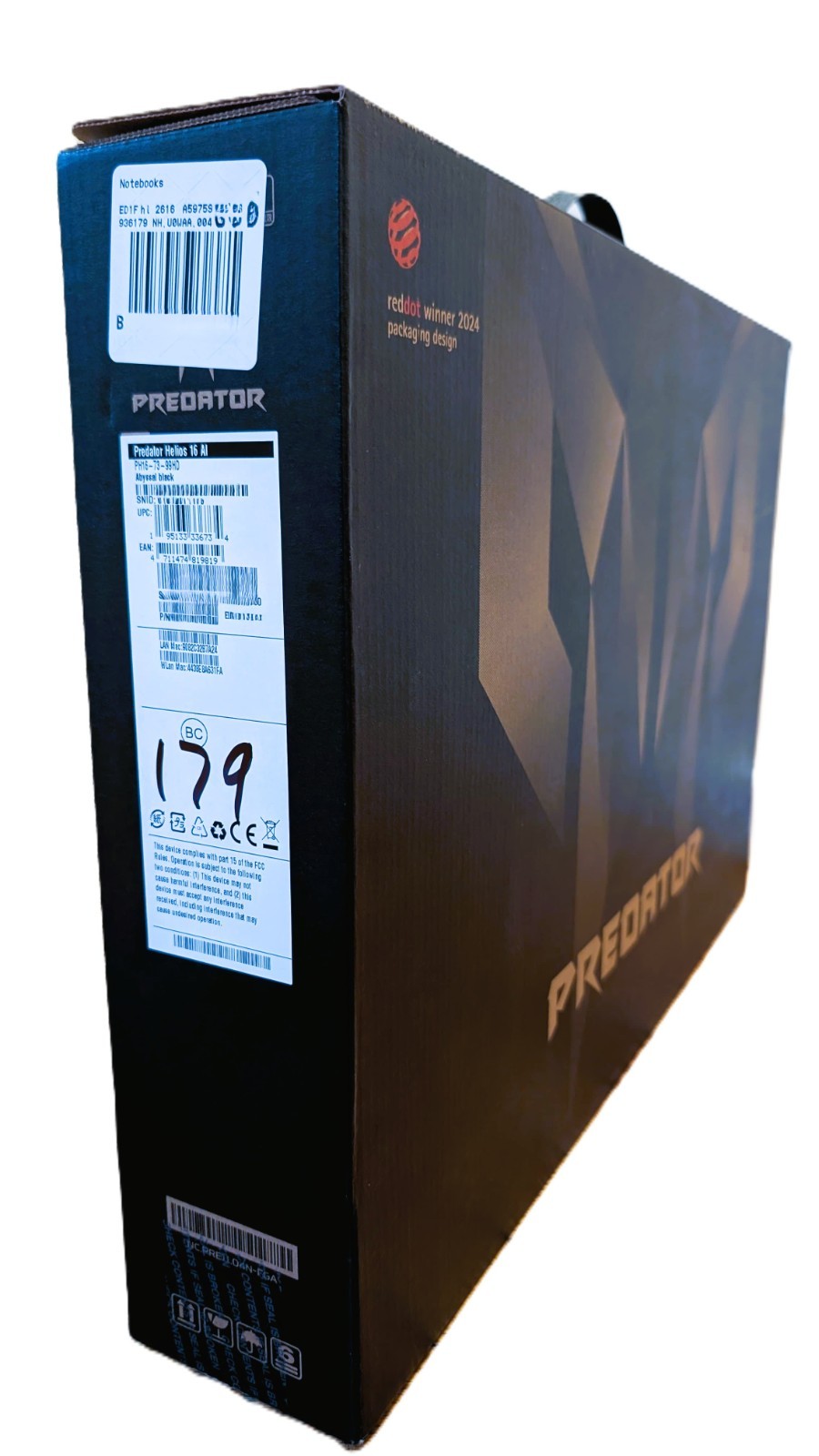 Predator Helios 16 AI Core Ultra 9 RTX 5090 OLED Gaming Laptop – Abyssal Black