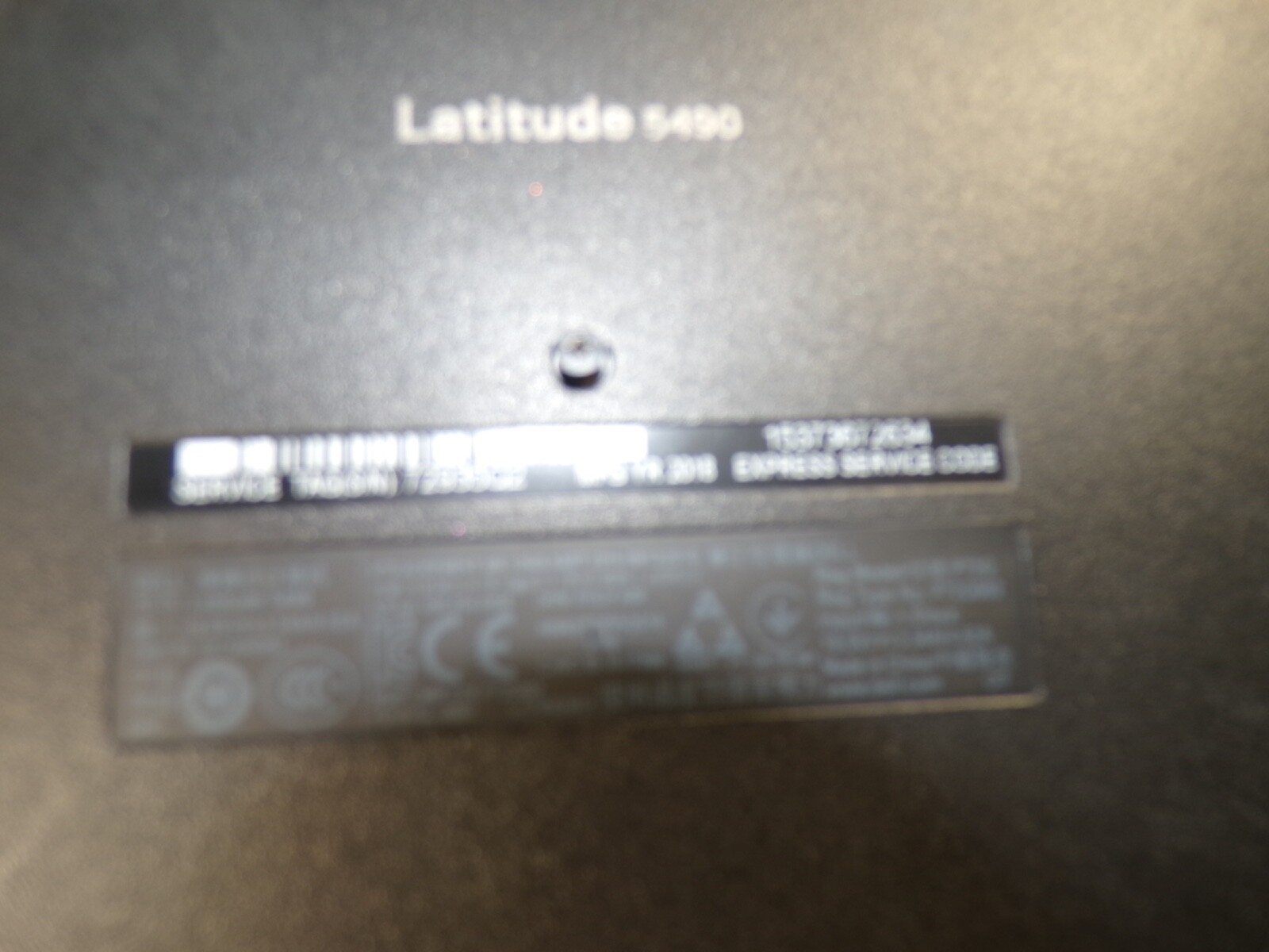 DELL LATITUDE 5490 INTEL CORE i5-7300U 2.60GHZ 8GB RAM