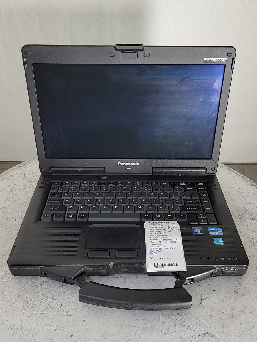 PANASONIC Toughbook CF-53 CF-53JALZY1M Laptop Core I5-3320M 4GB 500GB SEE NOTES