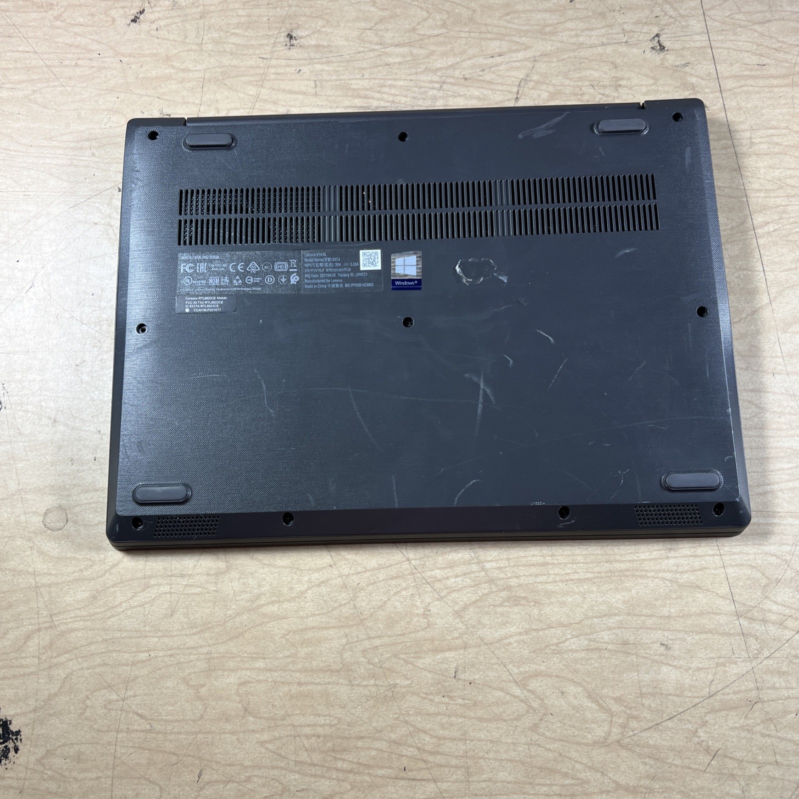 LENOVO V14-IIL INTEL CORE I3-1005G1 1.20GHZ 8GB RAM **NO HD/ NO CADDIE/ NO OS