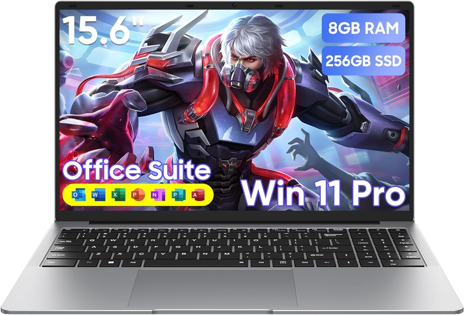 Laptop Computer 15.6″ Win11 Pro Laptops 8GB RAM 256GB SSD,Ms Office 365, 100%…