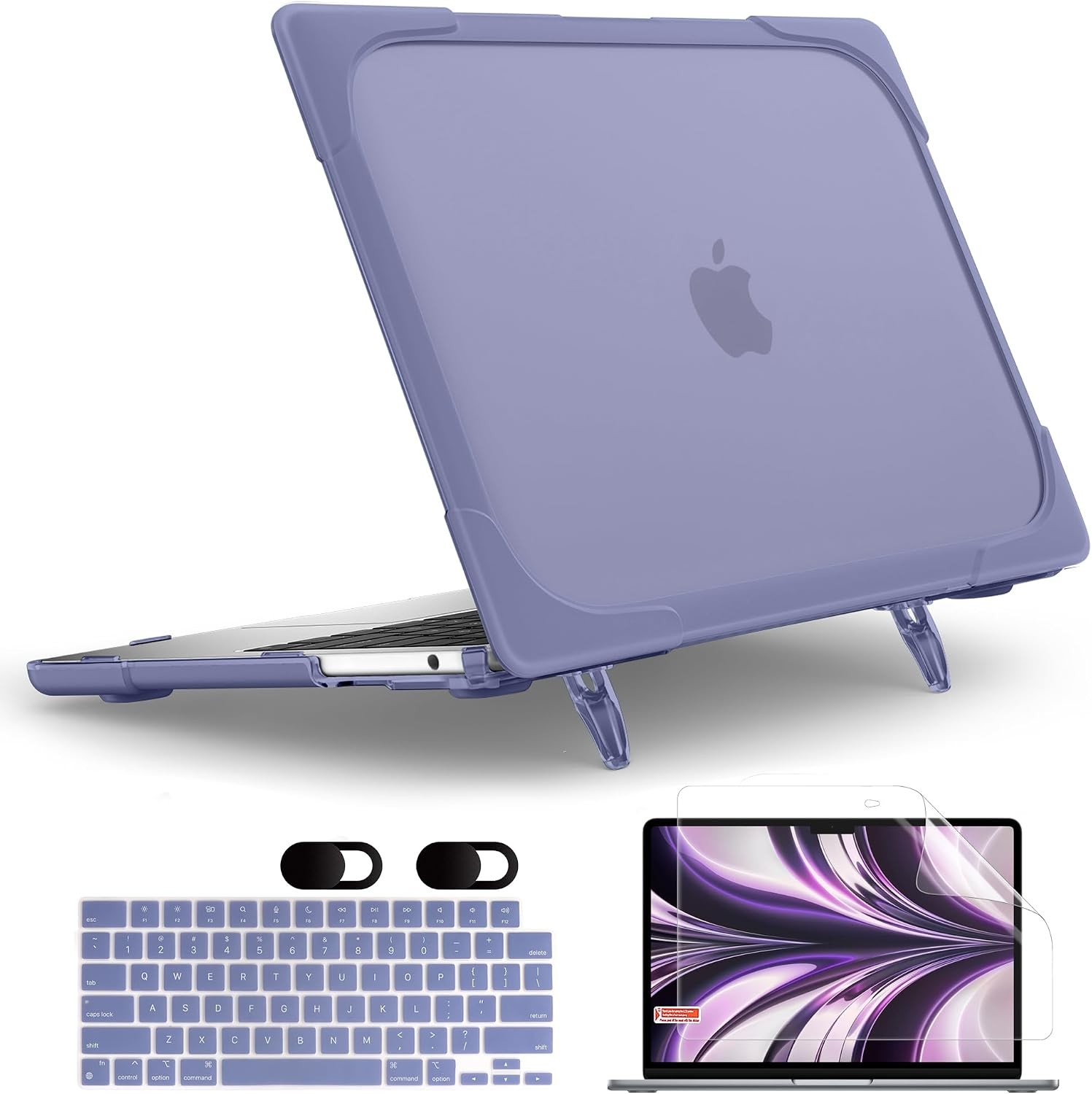 MacBook Air 13 inch Case 2026 2025 2024 2022 (A3449/A3240/A3113/A2681) Heavy Dut