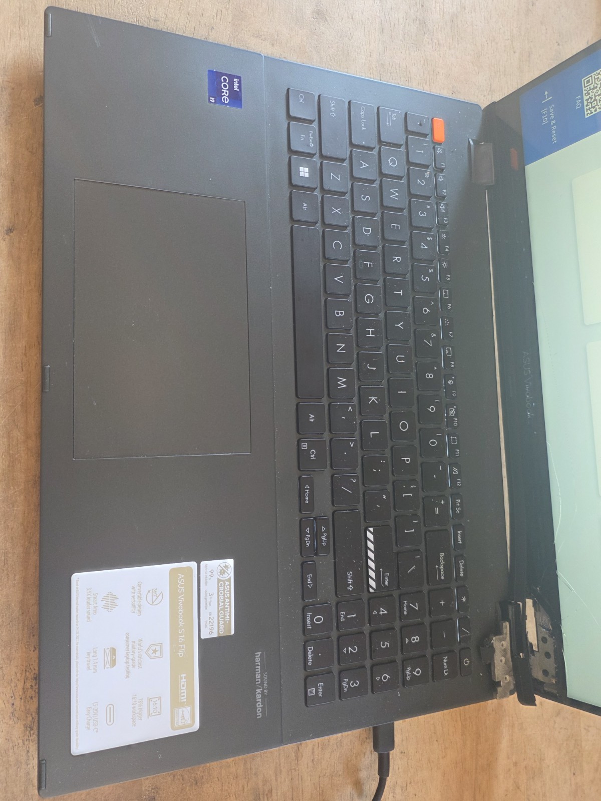 Asus Vivobook S 16 Flip TP3604V 16″ i9-13900H 2.6GHz 16GB RAM 1TB SSD Hinge