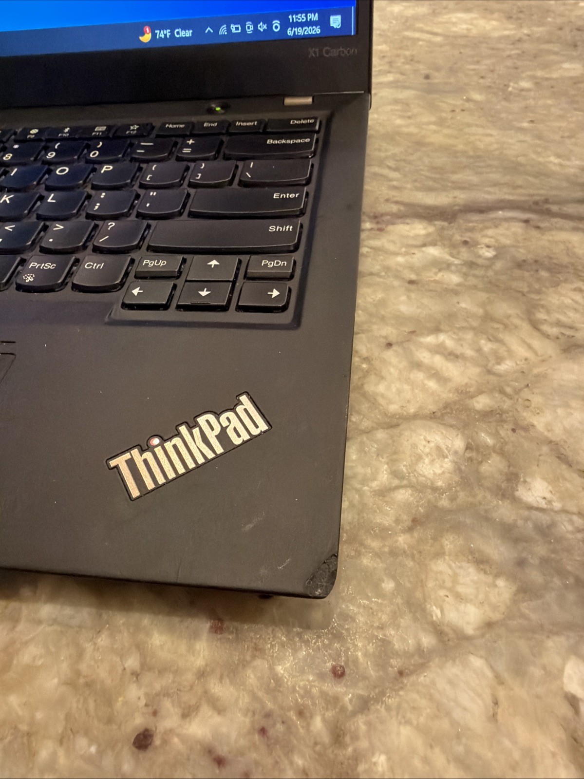Lenovo ThinkPad X1 Carbon 5th Gen 14″ FHD I7-7600U 512GB SSD 16GB W10P FPR