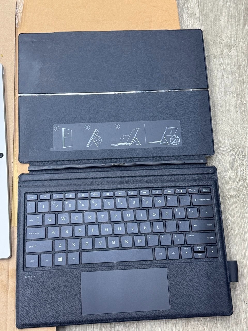 HP Envy x2 12-e0xx Snapdragon 835 4GB 128GB Touch Cracked Fast Shipping