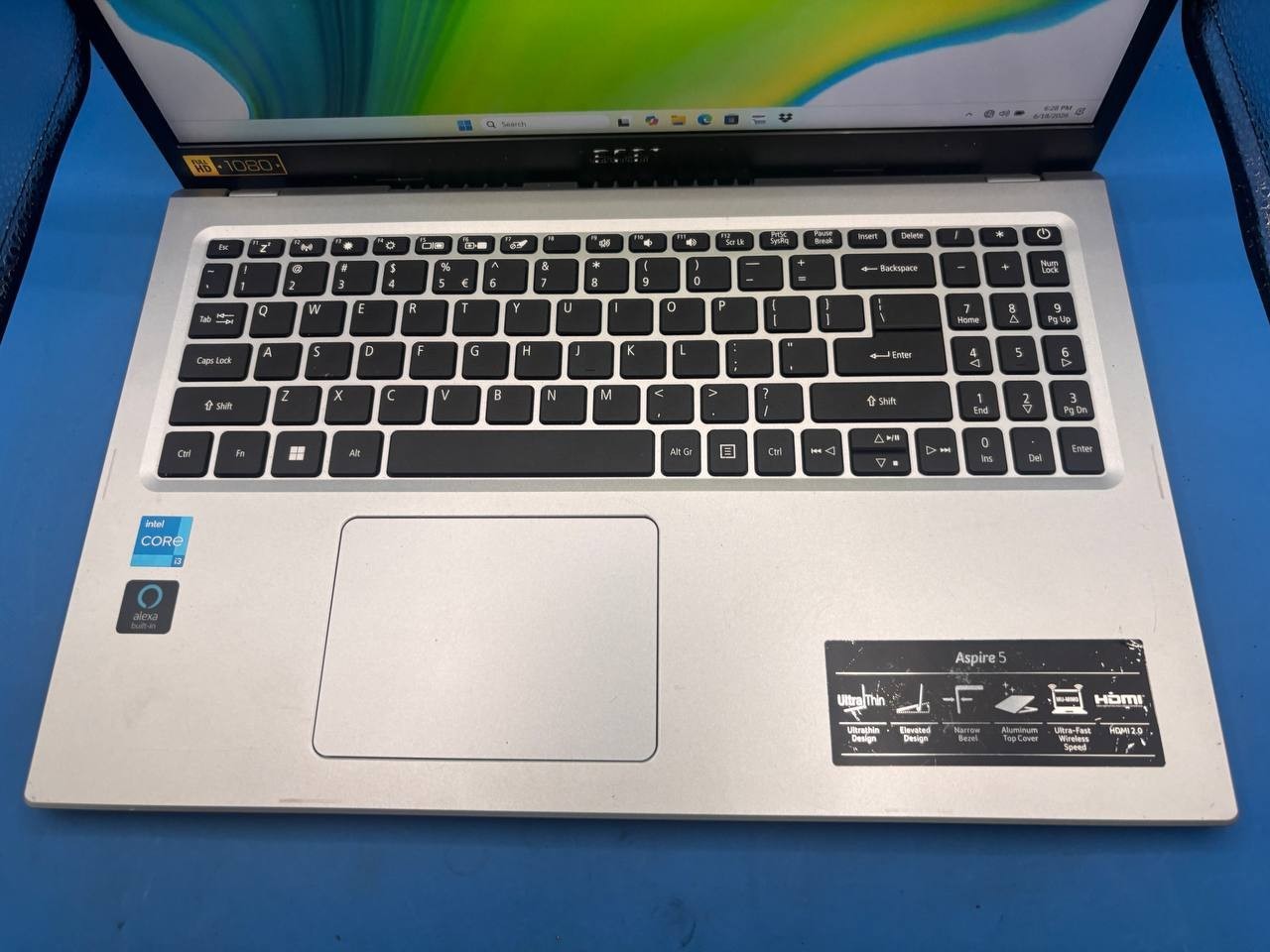 Acer Aspire 5 A515-56 15.6″ FHD i3-1115G4 4GB Ram 512GB SSD Win 11 PH9