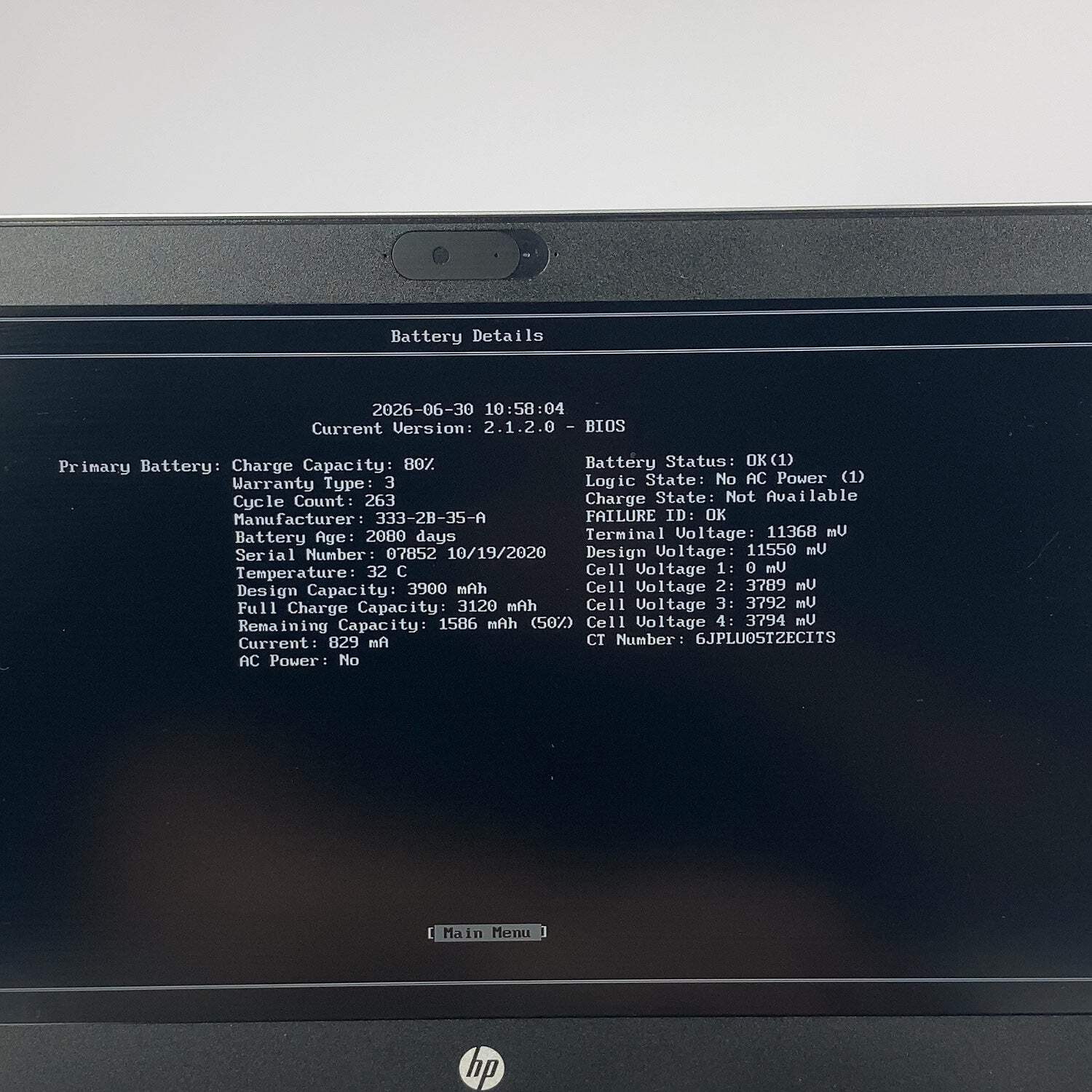 HP ProBook 440 G7 14″ i7-10510U 1.8GHz 8GB RAM NO HDD OR CHARGER