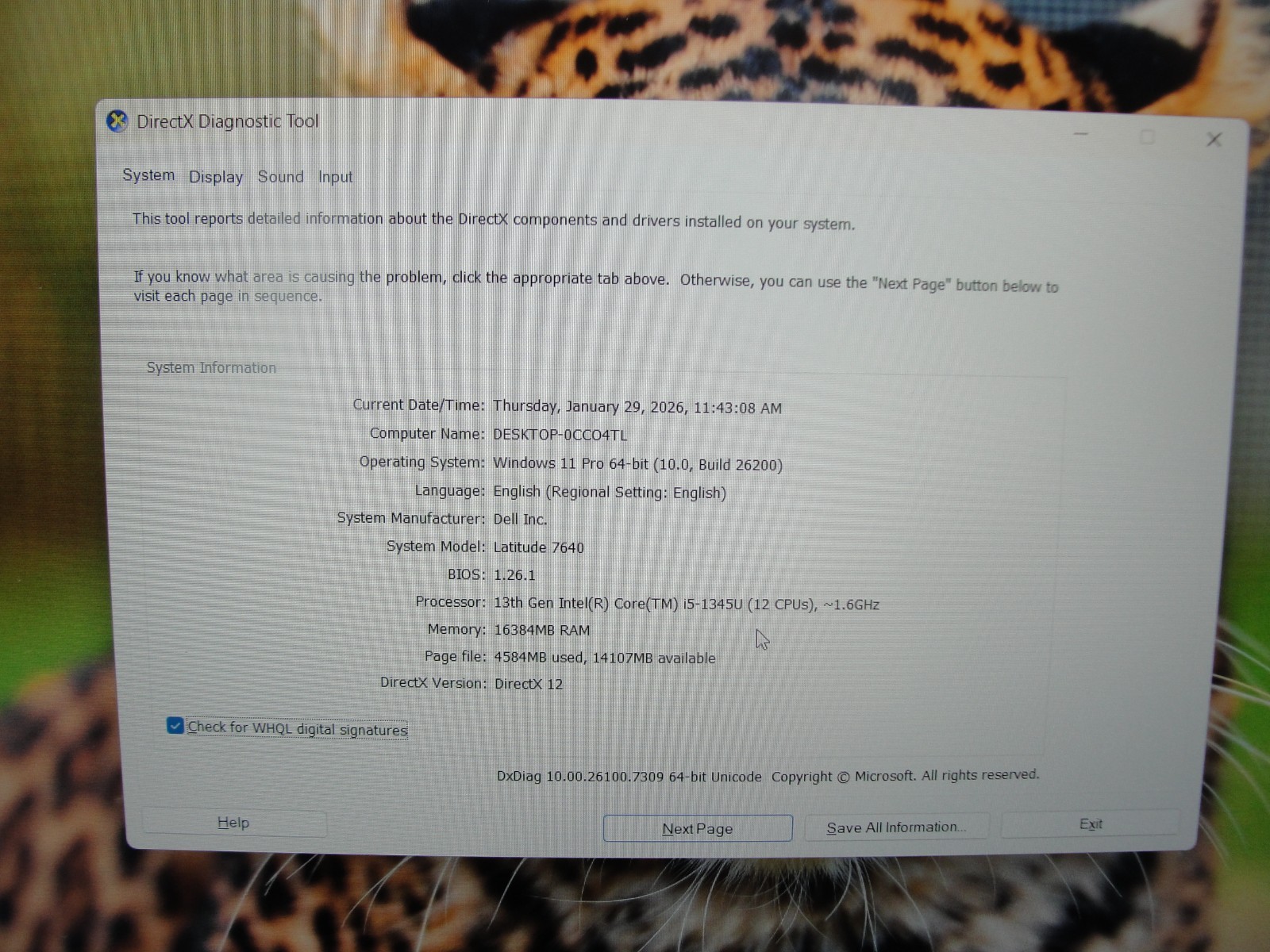 Dell Latitude 7640 16″WUXGA Core i5‑1345U 1.6GHz 16GB RAM 256GB SSD+Charger/vPRO