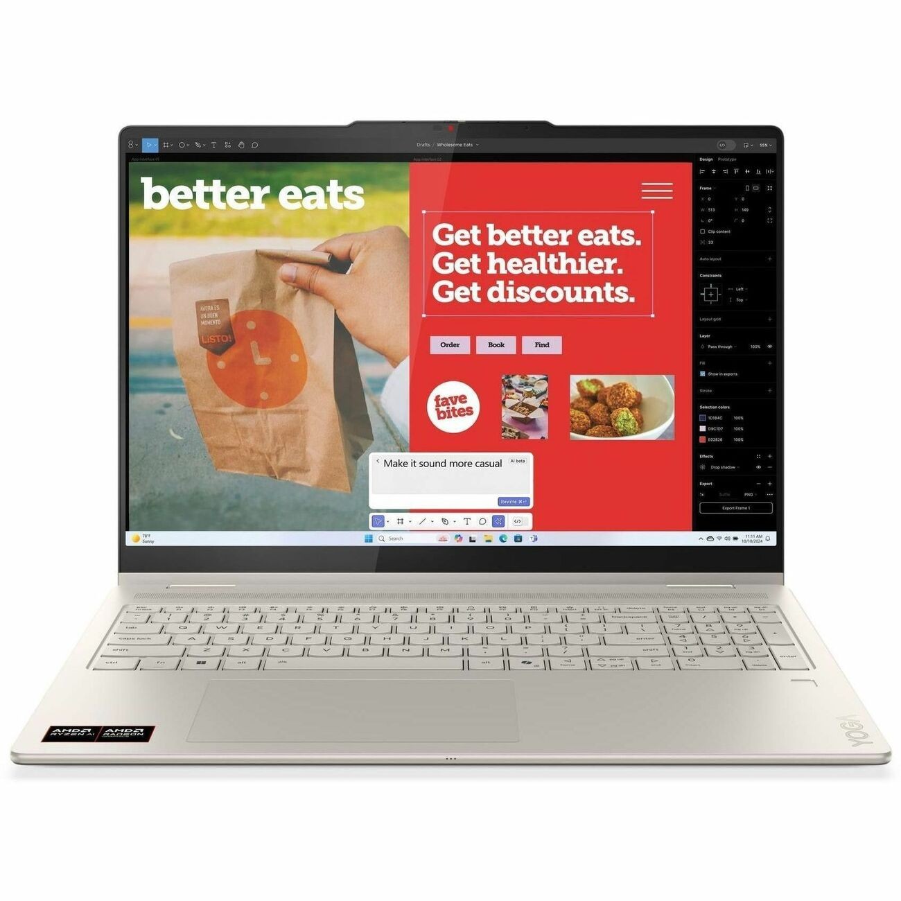 Lenovo 83JU0004US Yoga 7 16″ Touchscreen 2-in-1 AMD Ryzen 7