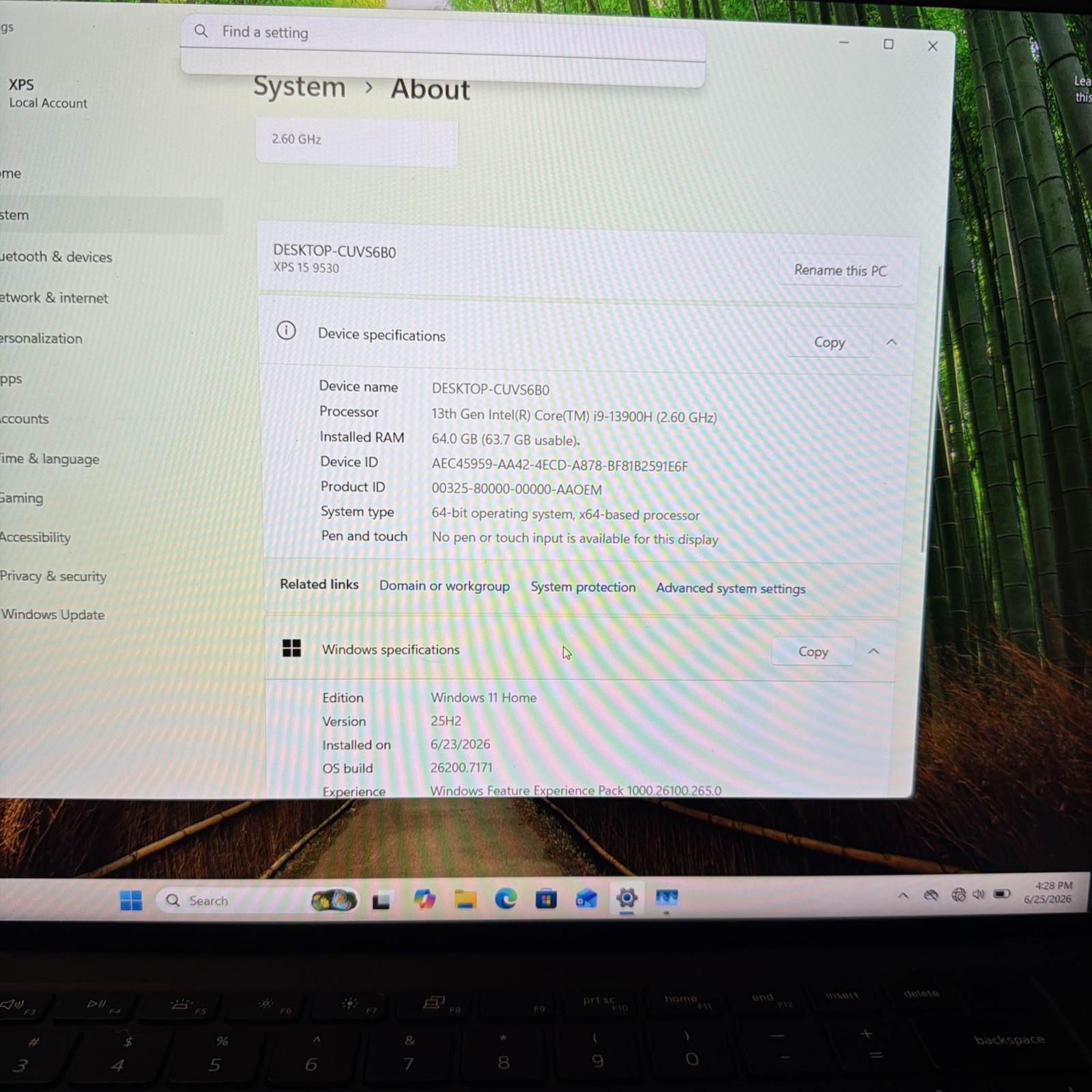 Dell XPS 15 9530 TOUCH 2.6 GHz i9-13900H 64GB 1TB SSD IRIS XE GRAPHICS