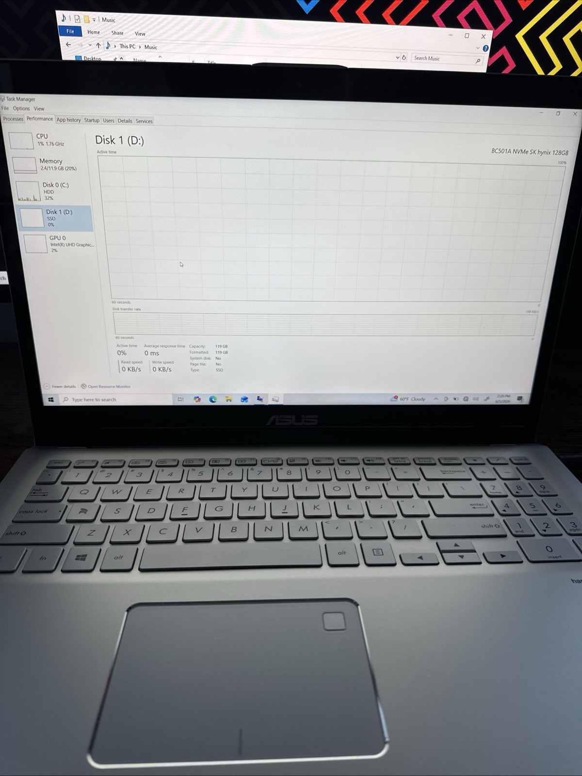 ASUS Q505UA 15 inch ( Cpu i5 8th Gen., 1.80GHz, 12GB Ram ) Convertible 2-in-1