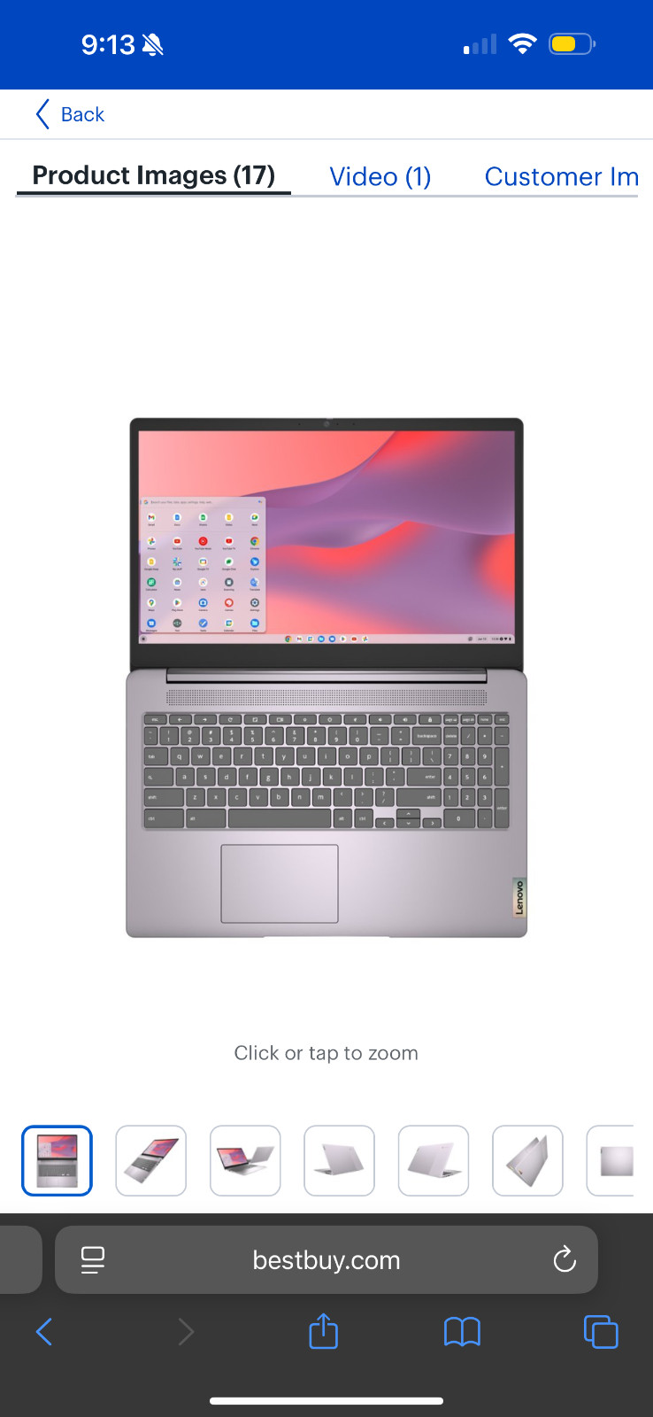 Leveno Chromebook 15.6 space gray
