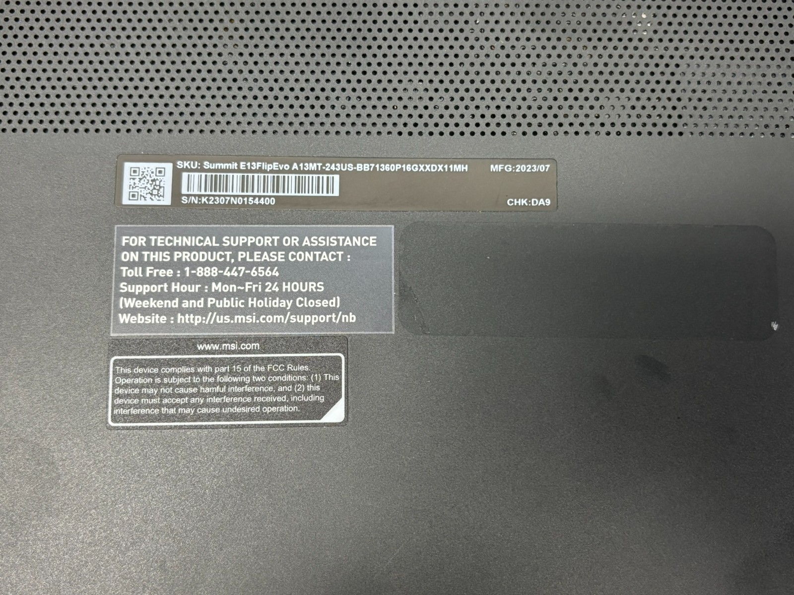 MSI Summit E13 Flip Evo A13MT 13.4″ FHD Touch i7-1360P 16GB 1TB W11H 2in1 Laptop