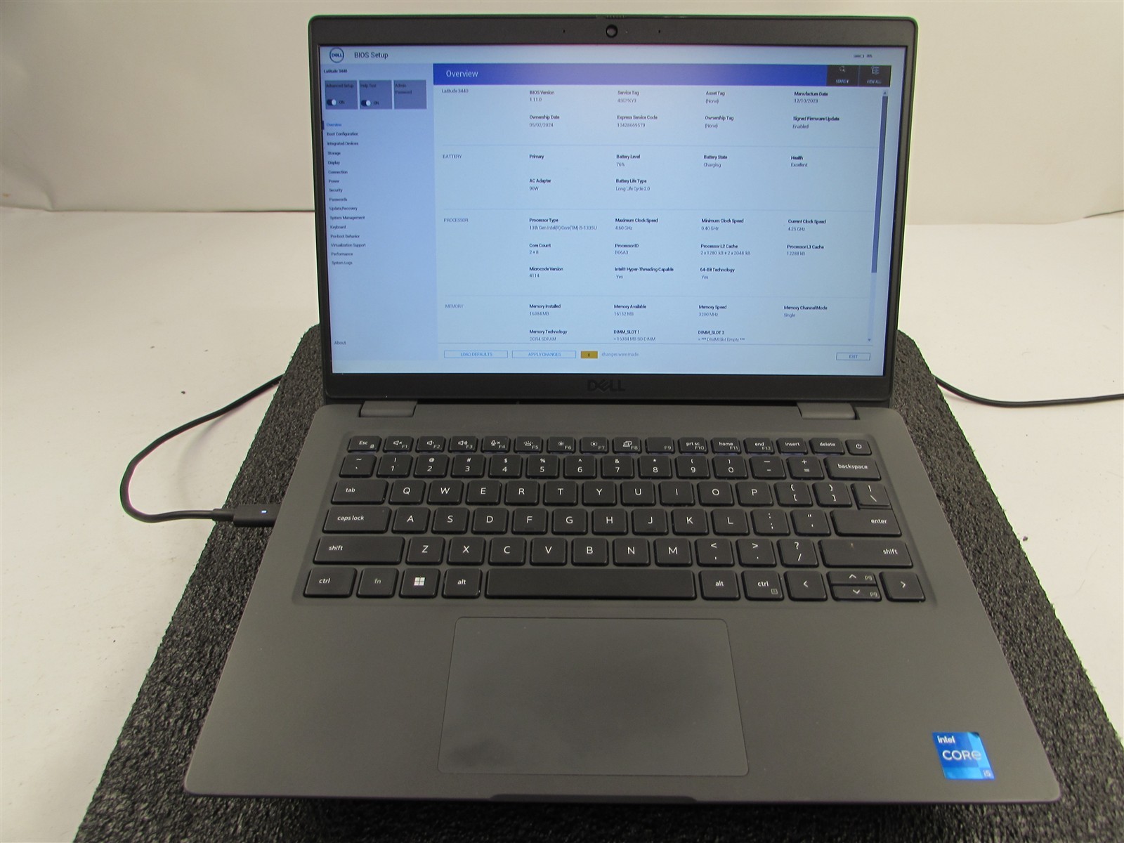 DELL LATITUDE 3440 1366X768 14″ CORE I5-1335U 256GB SSD 16GB RAM NO O.S