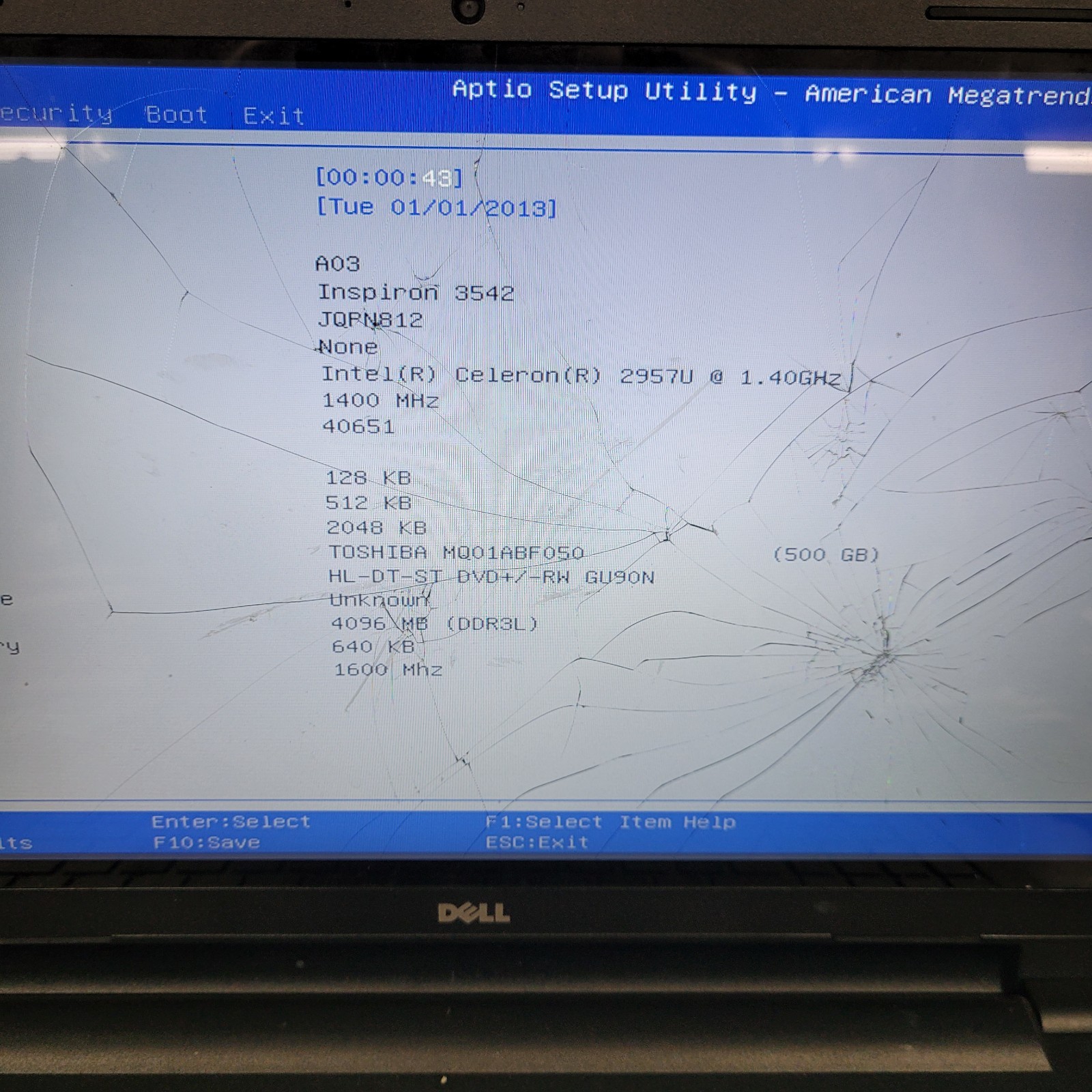 LOT OF 2 DELL Inspiron 3542 Laptops. Both Working! Various CPU’s, 4GB RAM