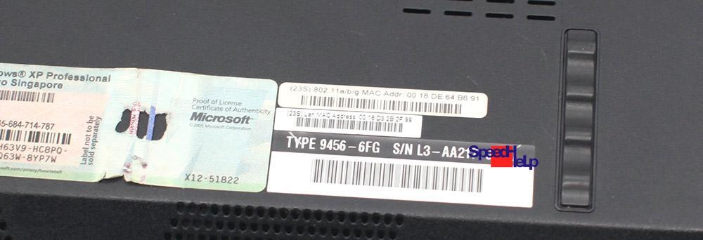 NOTEBOOK IBM LENOVO THINKPAD R60 DUAL CORE LAPTOP 250GB HDD 2GB RAM WINDOWS XP