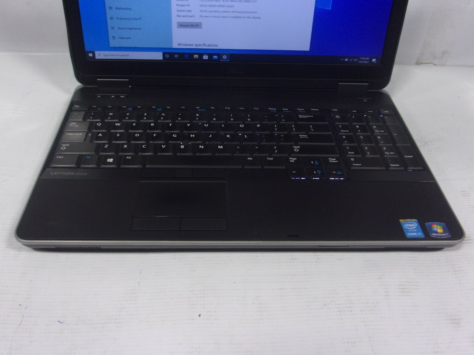 Dell Latitude e6540 Intel i5 4th Gen 15.4 8gb Memory 500gb Windows 10 Pro