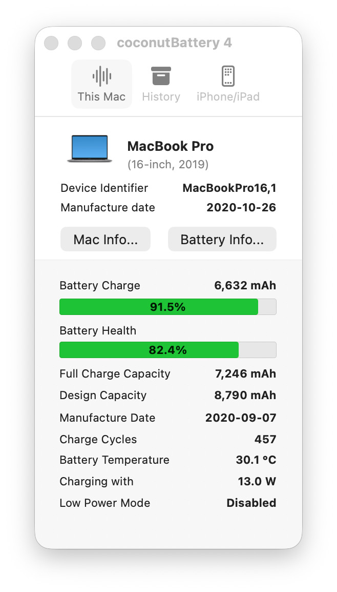 Apple MacBook Pro A2141 16″ Radeon 5500M 2.3GHz Intel Core i9-9880H 32GB 1TB