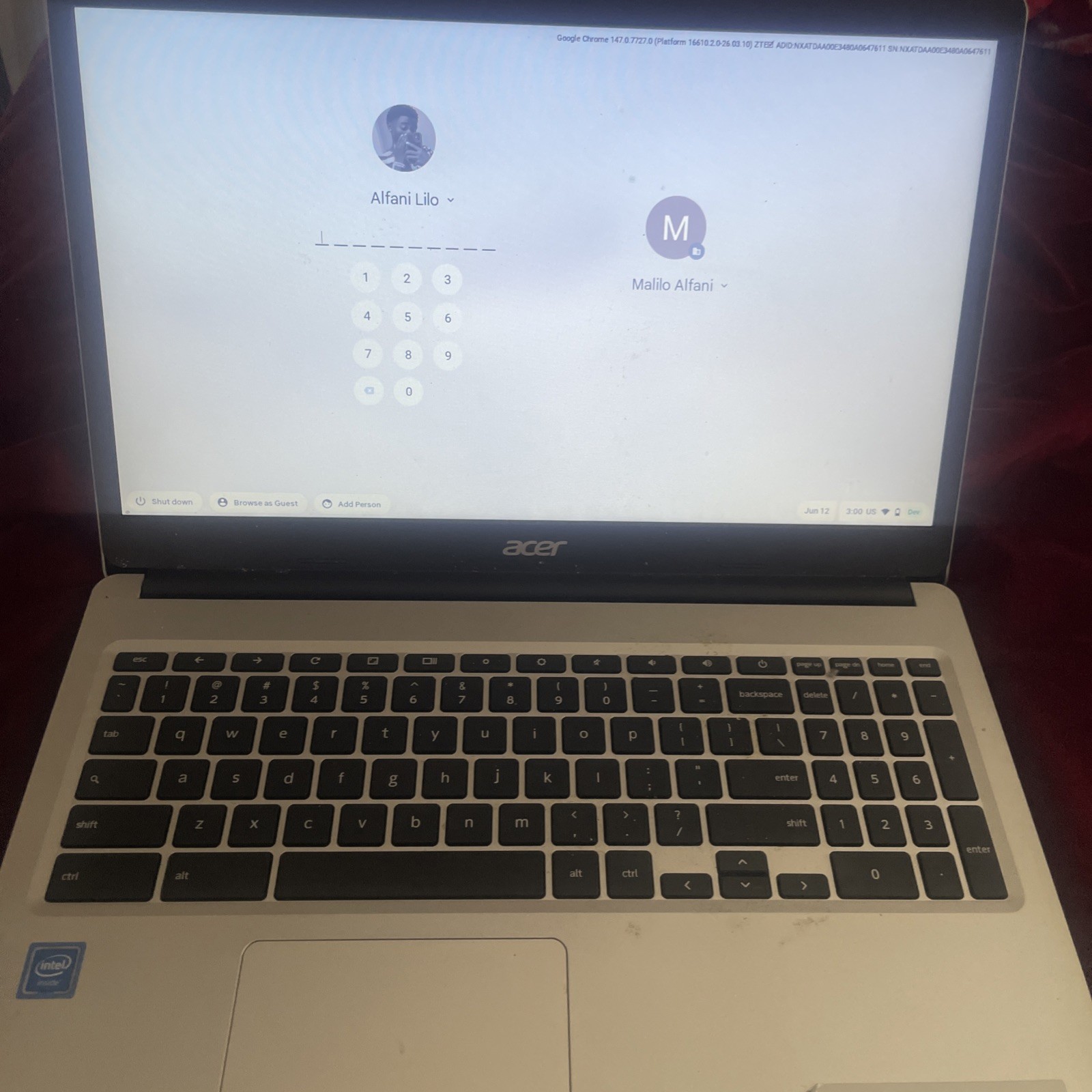 Acer Chromebook 315 15.6” HD Laptop, Celeron N4020, 4GB RAM 64GB eMMC, Chrome OS