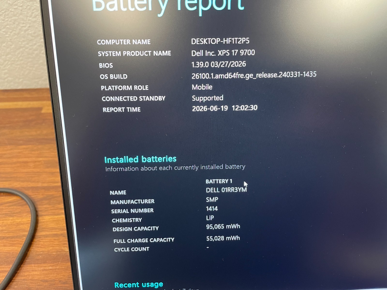 Dell XPS 17 9700 i7-10875H 2.3GHz 32GB RAM 1TB SSD RTX 2060 Win 11 Home