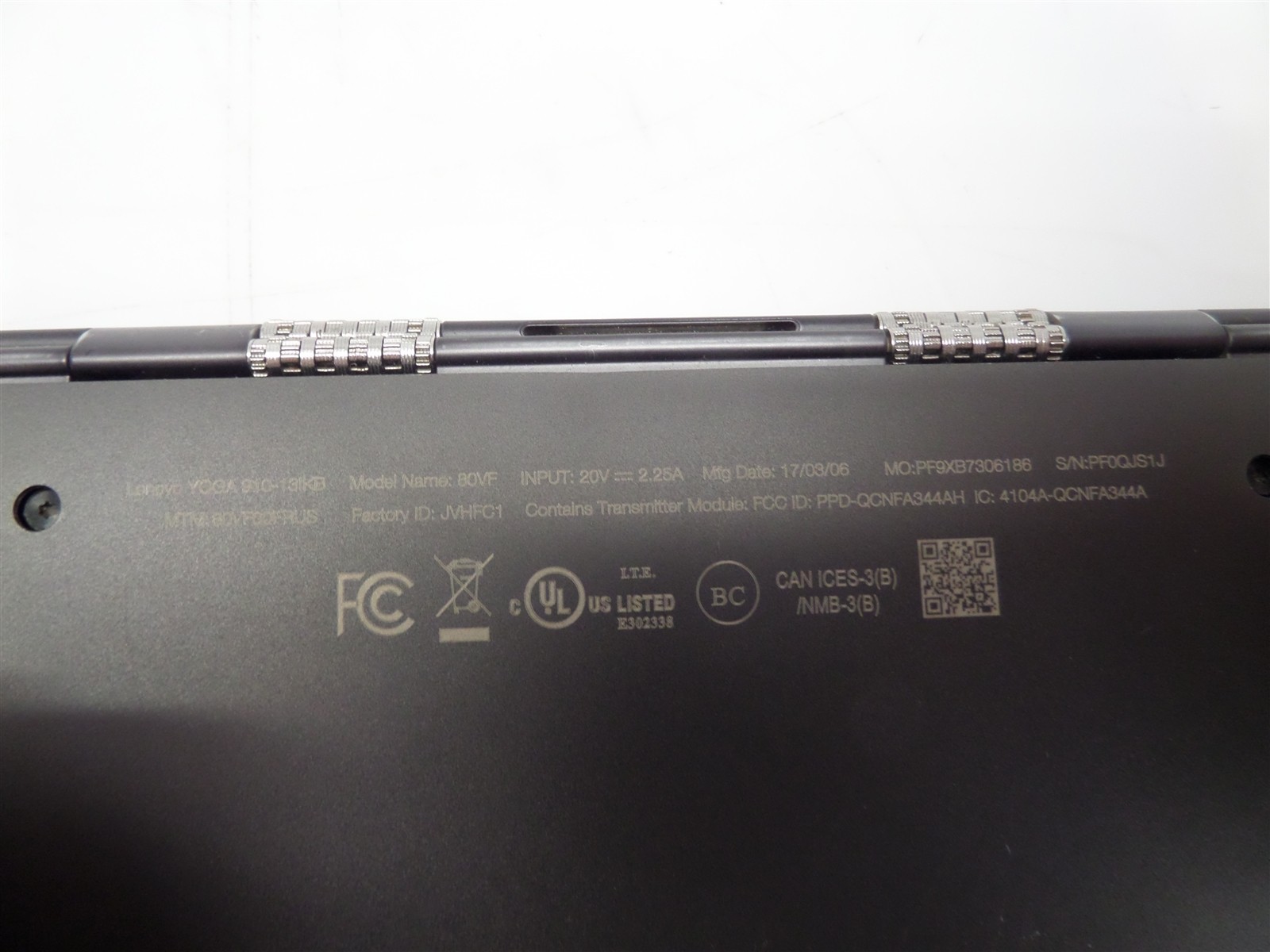 Lenovo Yoga 910-13IKB 13.9″ Laptop i7-7500U 2.7GHz CPU 16GB RAM – No Power/SSD