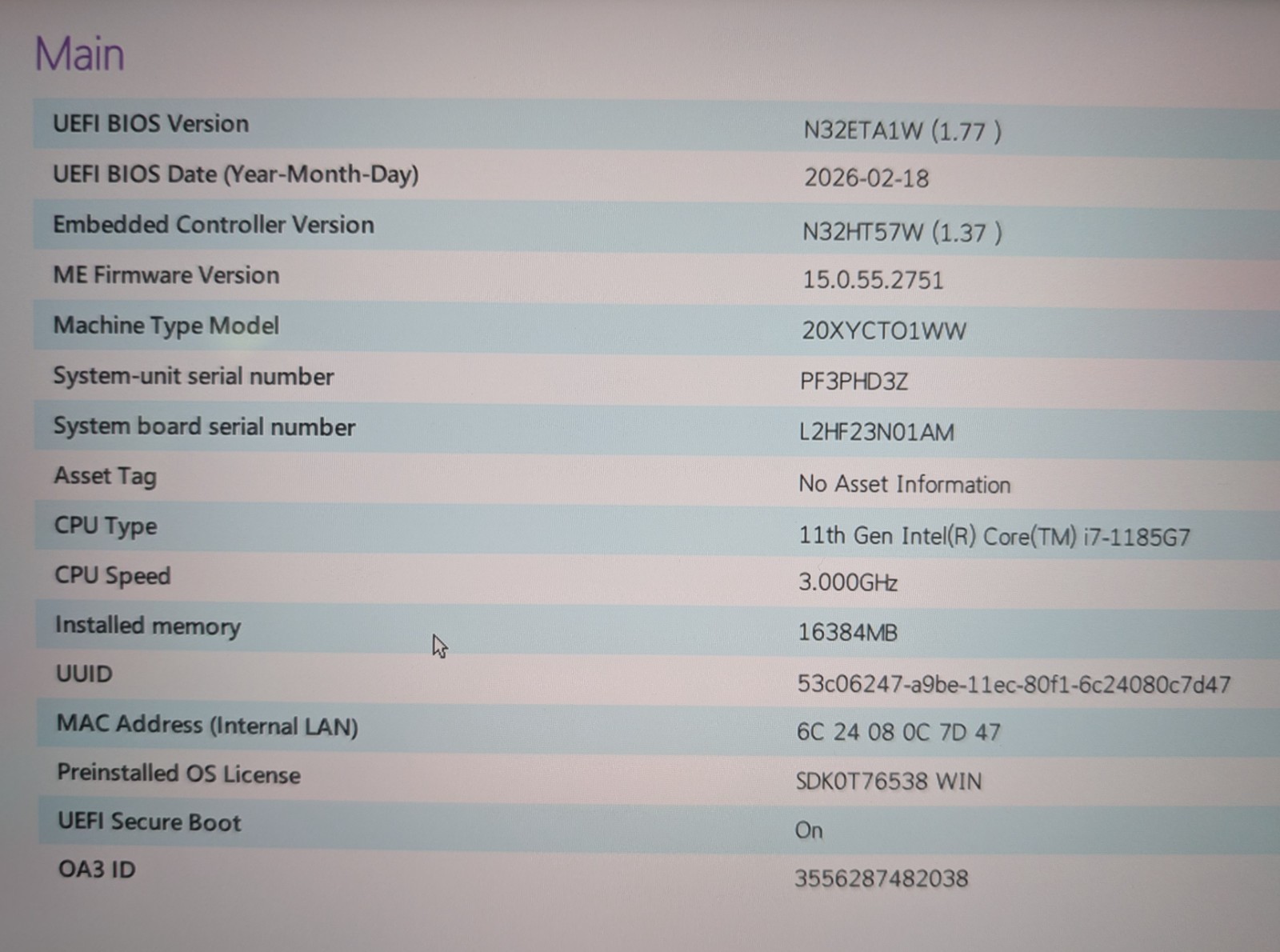 Lenovo THINKPAD X1 YOGA GEN 6 14″ i7-1185G7 16GB RAM 512GB SSD Win 11 Pro